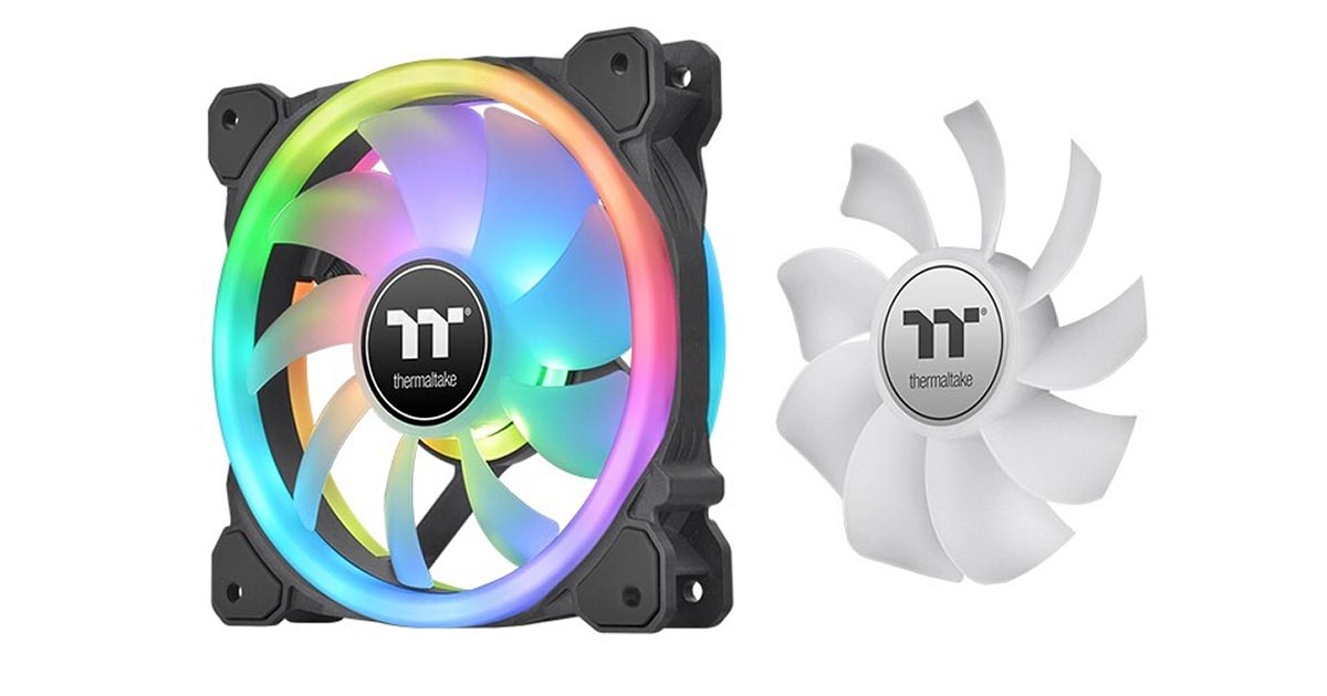 Thermaltake lance les ventilateurs SWAFAN 12/14 RGB