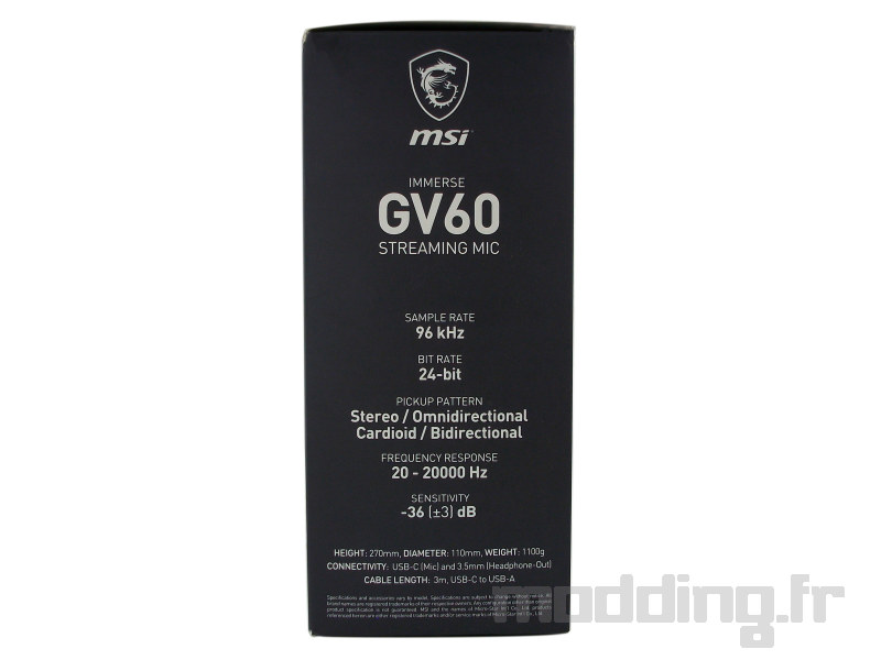 boite msi immerse gv60 coté