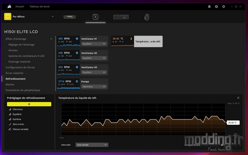 H150i Elite LCD Log 15