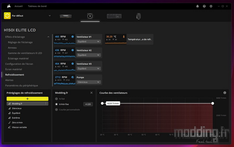 H150i Elite LCD Log 25