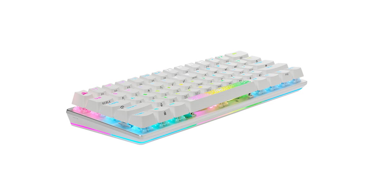 Corsair lance les K60 PRO TKL et K70 PRO OPX et une version blanche du K70 PRO MINI WIRELESS