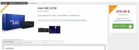 2022-10-12 13_46_22-Intel ARC A750 _ Top Achat