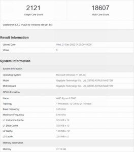 AMD Ryzen 9 7900 Ryzen 7000 Non X 65W CPU Benchmark Leak 1 639x728