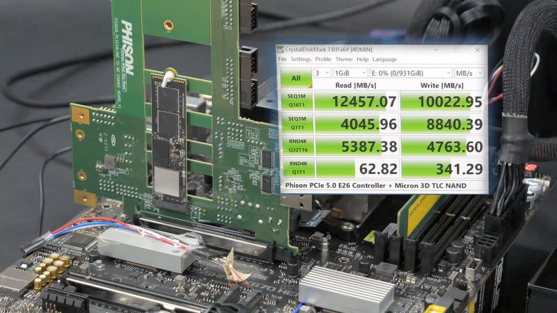 phison gen5 ssd test phison gen5 ssd test