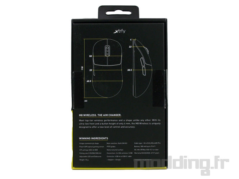 xtrfy M8 boite de dos xtrfy M8 boite de dos