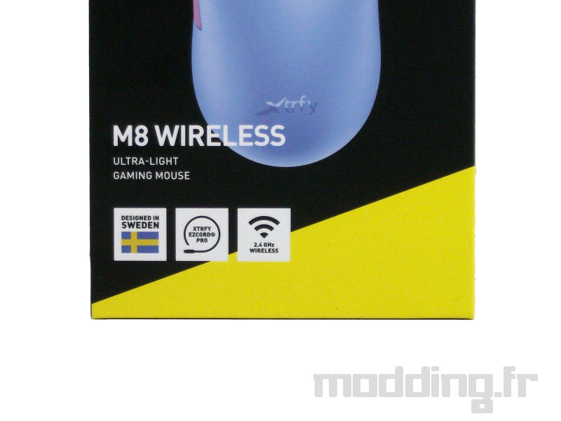xtrfy M8 détail de la boite xtrfy M8 détail de la boite