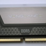 Corsair Vengeance RGB DDR5 6000MHz détail dissipateur alu