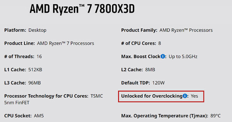 Les processeurs AMD Ryzen 7000 X3D avec 3D V Cache sont déverrouillés pour loverclocking 4