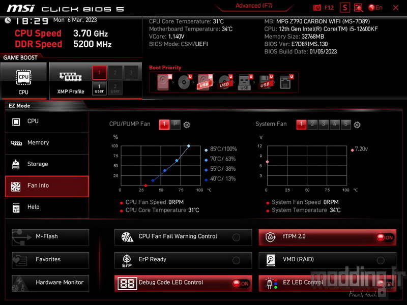 MPG Z790 Carbon Wifi Bios 03 MPG Z790 Carbon Wifi Bios 03