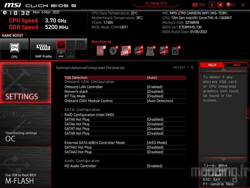 MPG Z790 Carbon Wifi Bios 11 MPG Z790 Carbon Wifi Bios 11