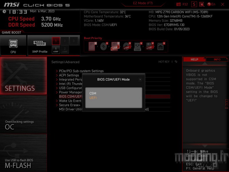 MPG Z790 Carbon Wifi Bios 16 MPG Z790 Carbon Wifi Bios 16