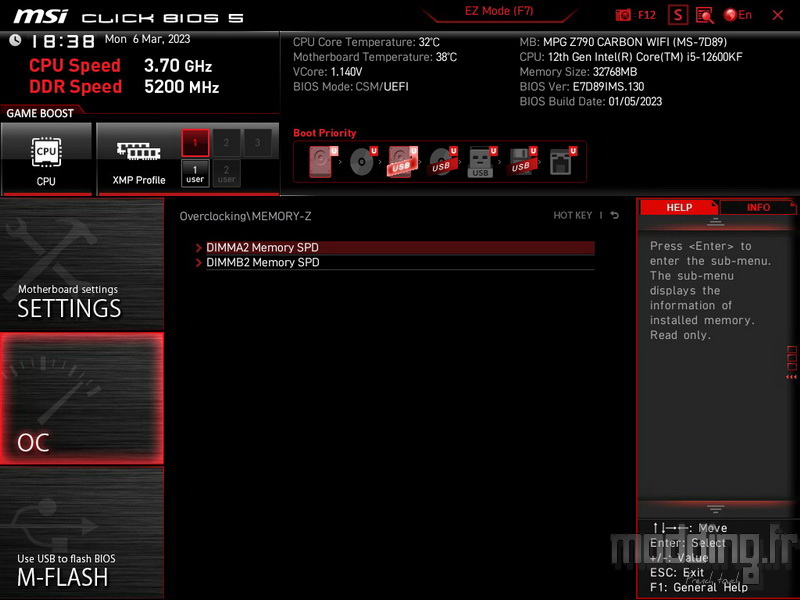 MPG Z790 Carbon Wifi Bios 29 MPG Z790 Carbon Wifi Bios 29