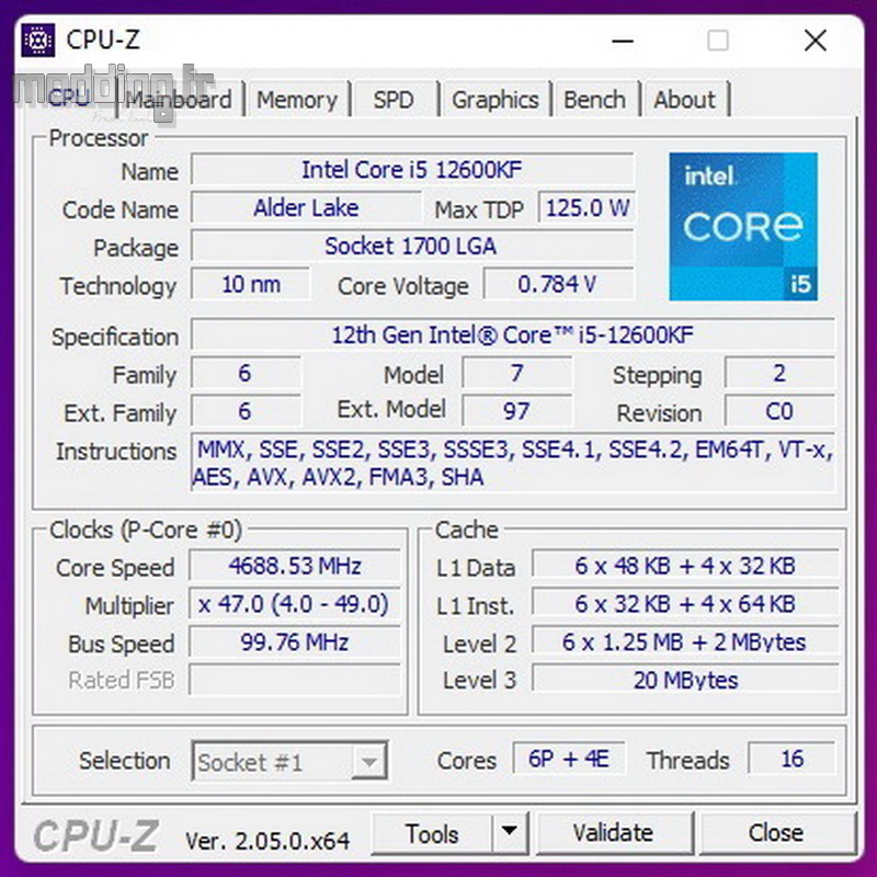 MPG Z790 Carbon Wifi Test 03 MPG Z790 Carbon Wifi Test 03