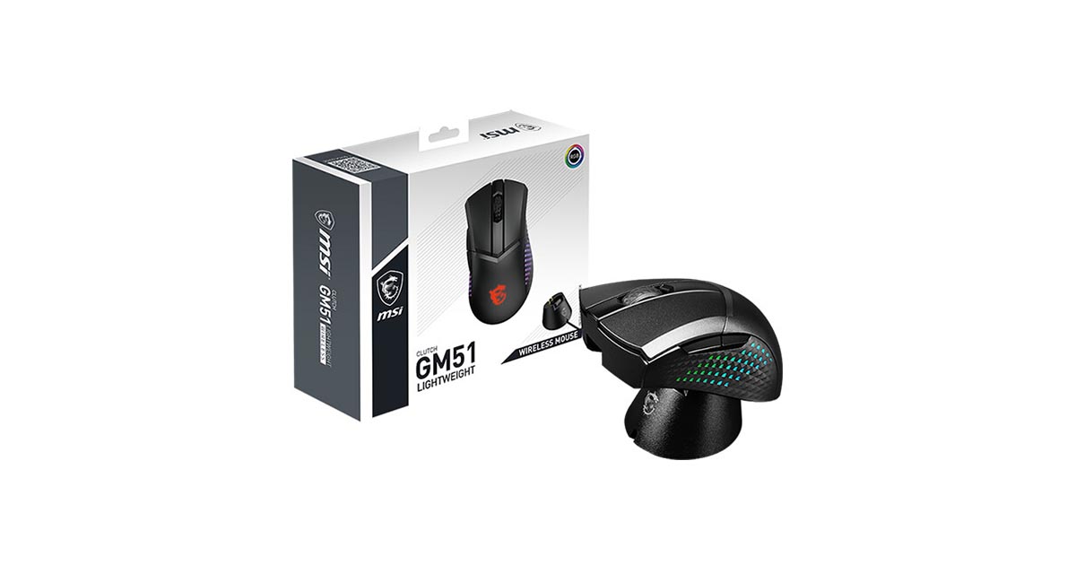 CLUTCH GM51 LIGHTWEIGHT : la nouvelle souris haut de gamme de MSI