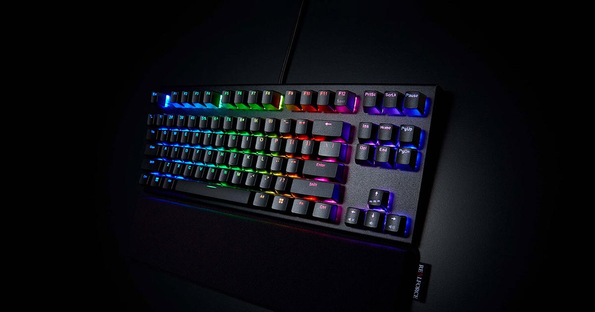 Topre lance le clavier gaming Realforce GX1 Tenkeyless