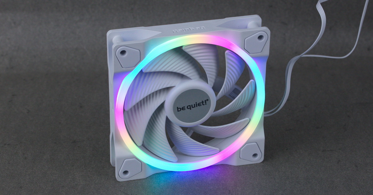 TEST] Ventilateur Bequiet! Light Wings White