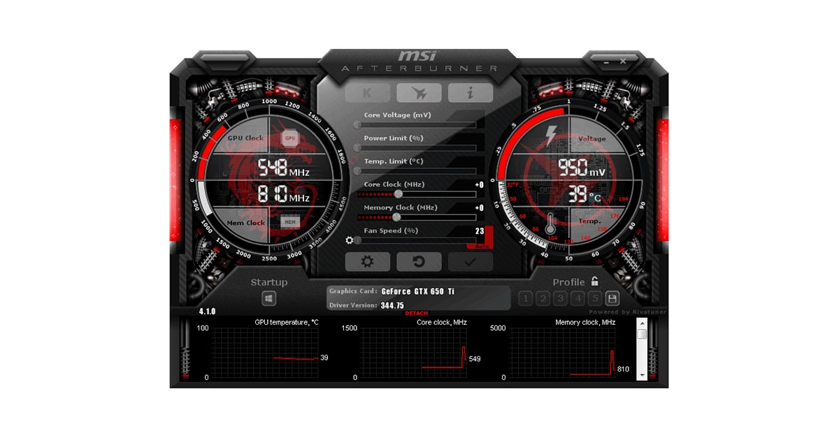 MSI Afterburner 4.6.5 pour les GPU NVIDIA RTX 40 et AMD Radeon RX 7900