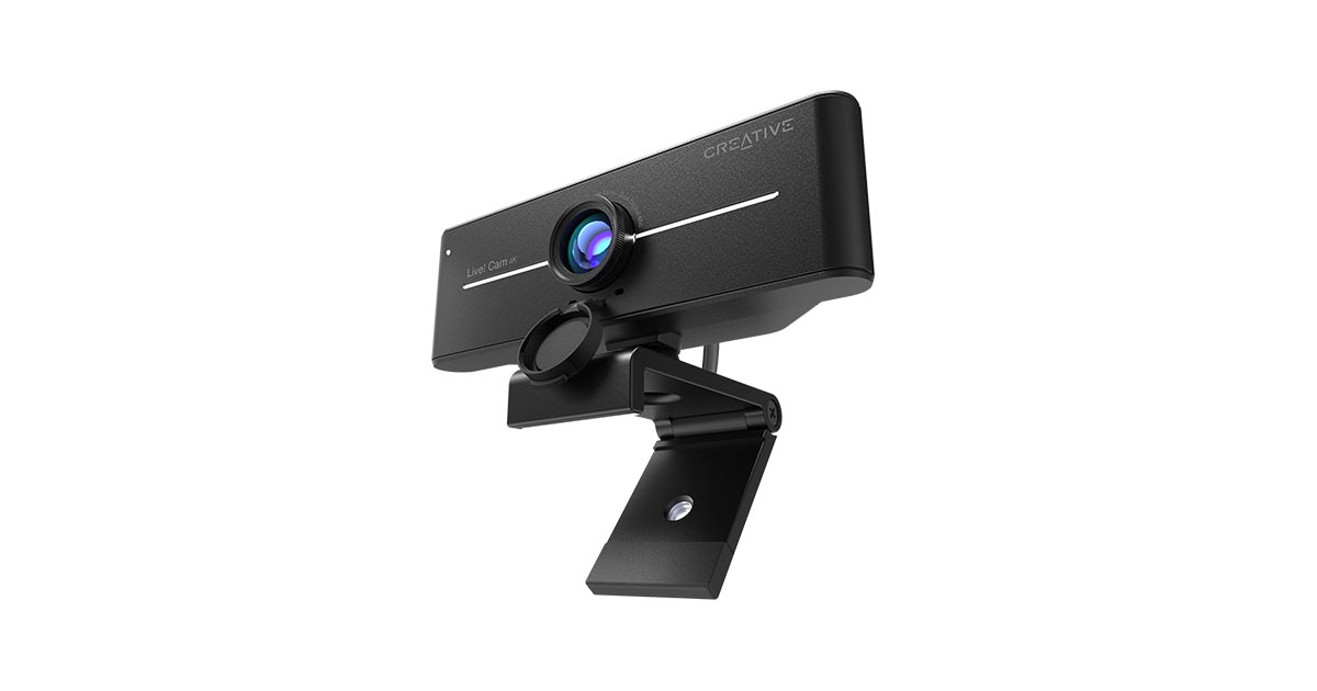 Webcam Creative Live! Cam Sync 4K : Capturez en 4K et diffusez en direct