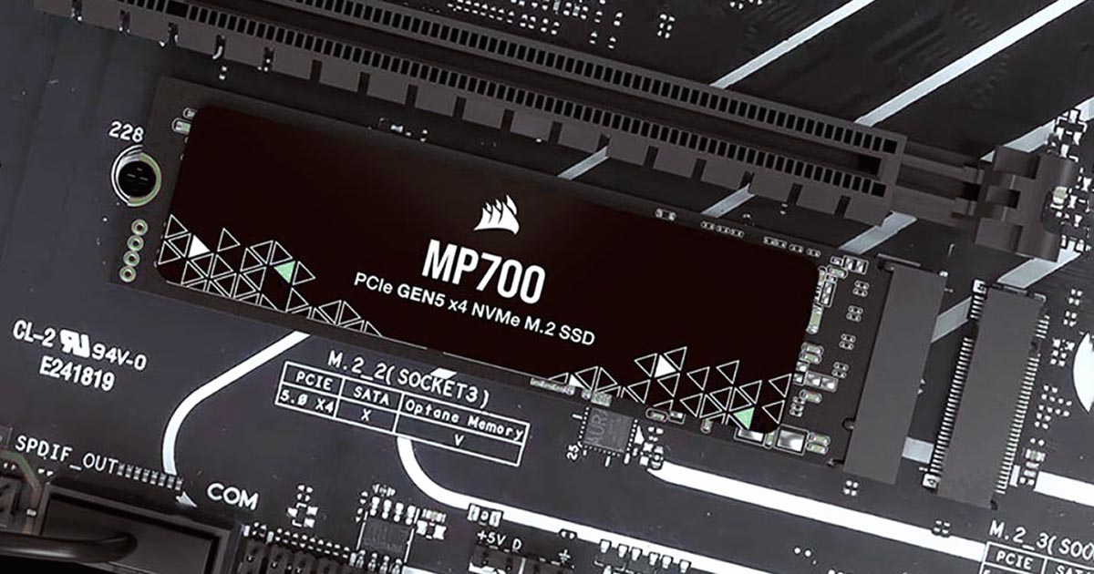 Les SSD PCIe 5.0 MP700 de Corsair ont des problèmes de surchauffe