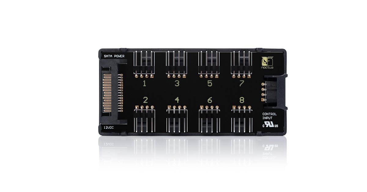Contrôlez jusqu'à 8 ventilateurs avec le NA-FH1 de Noctua