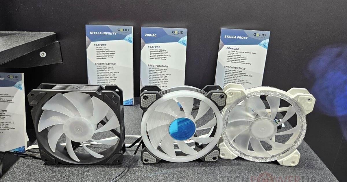 Computex 2023 : Nouveaux ventilateurs Stella et Silent et première gamme AIO chez Gelid