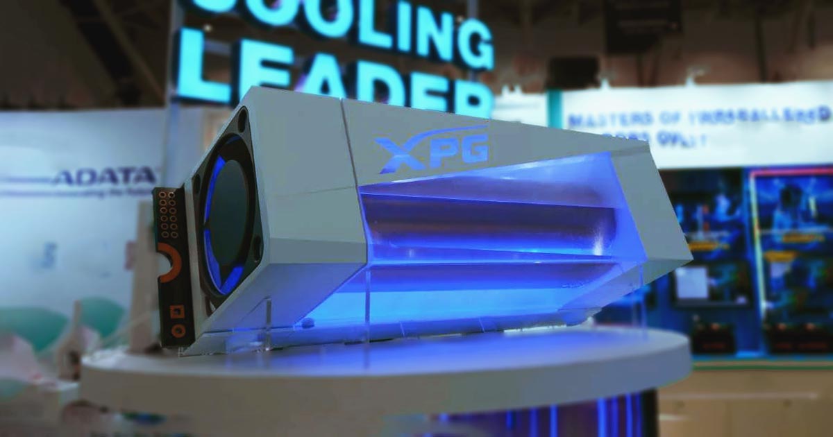 Computex 2023 : Adata présente son SSD avec Watercooling, le NeonStorm