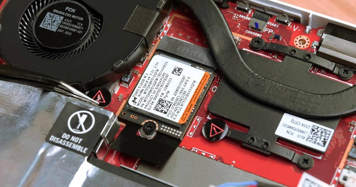 Changement de SSD sur la ROG Ally