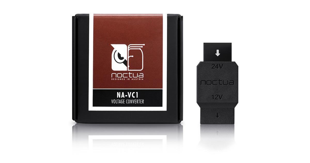 Noctua présente son convertisseur NA-VC1 24V/12V