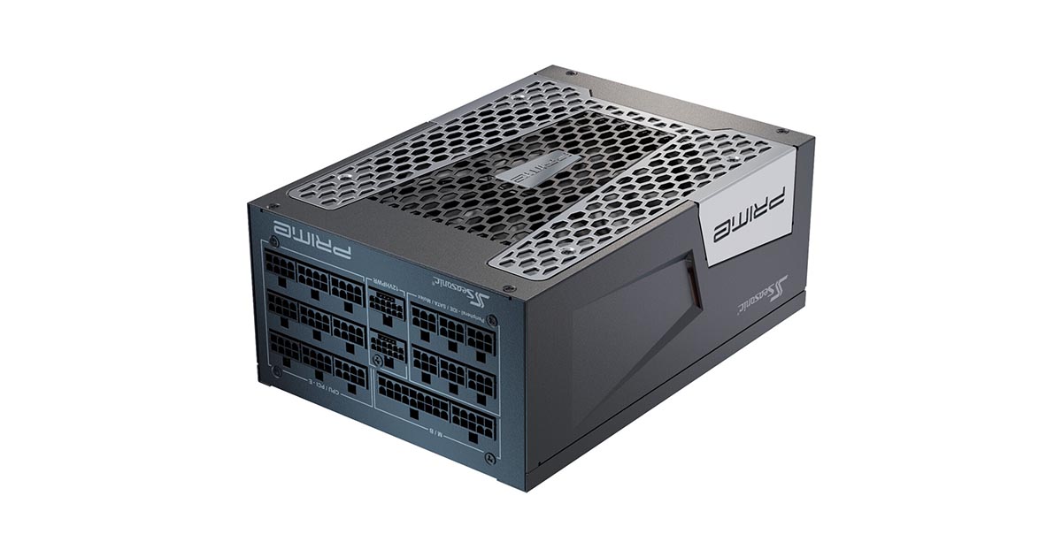 Seasonic lance les alimentations Prime PX et Prime TX version ATX 3.0