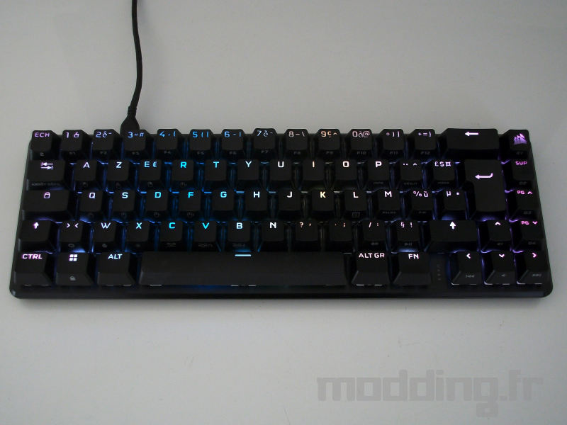 Corsair K65 PRO Mini avec rgb actif Corsair K65 PRO Mini avec rgb actif