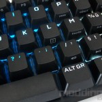 Corsair K65 PRO Mini detail eclairage touche