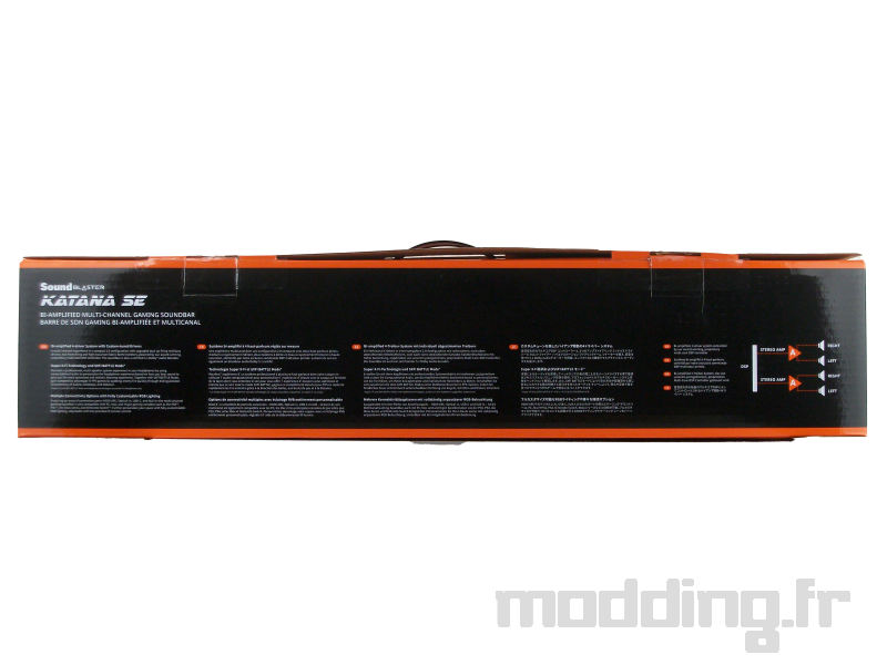 boite Creative Katana SE arrière boite Creative Katana SE arrière