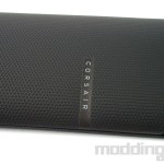detail marquage repose poignet Corsair K70 MAX