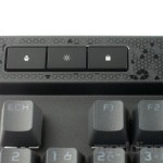 detail touche et motif Corsair K70 MAX