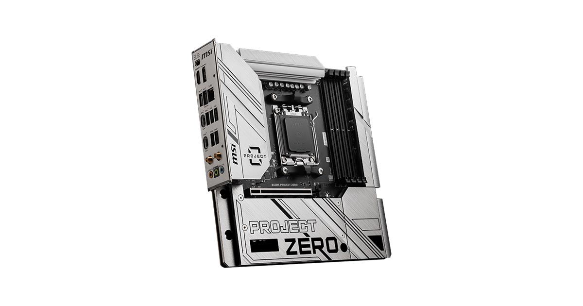 MSI lance la carte mère B650M Project Zero avec connecteurs à l'arrière
