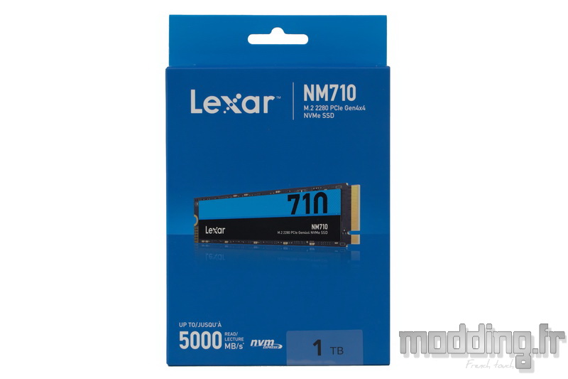 SSD M.2 Lexar NM790 - 4To, 7400 Mo/s –