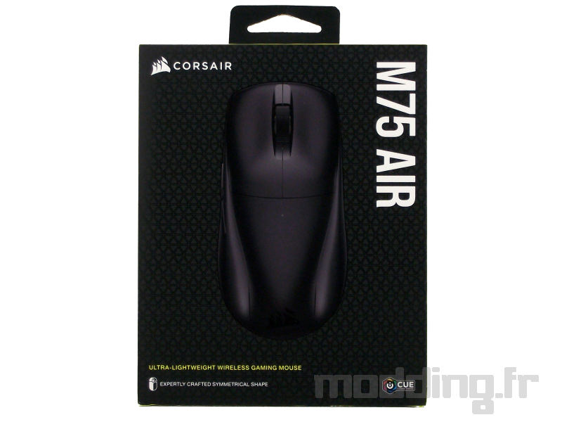 boite Corsair M75 AIR de face boite Corsair M75 AIR de face