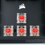 switch sur plaque Corsair K70 Core