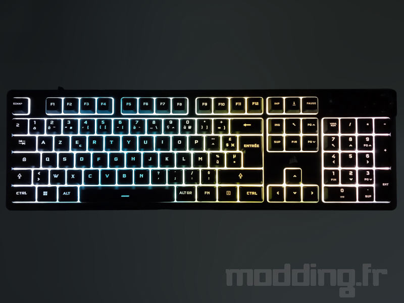 Corsair K55 : Test du clavier gamer RGB