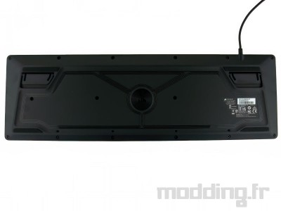 clavier corsair k55 core de dessous