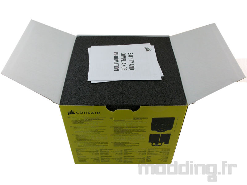 corsair ventirad boite ouverte corsair ventirad boite ouverte