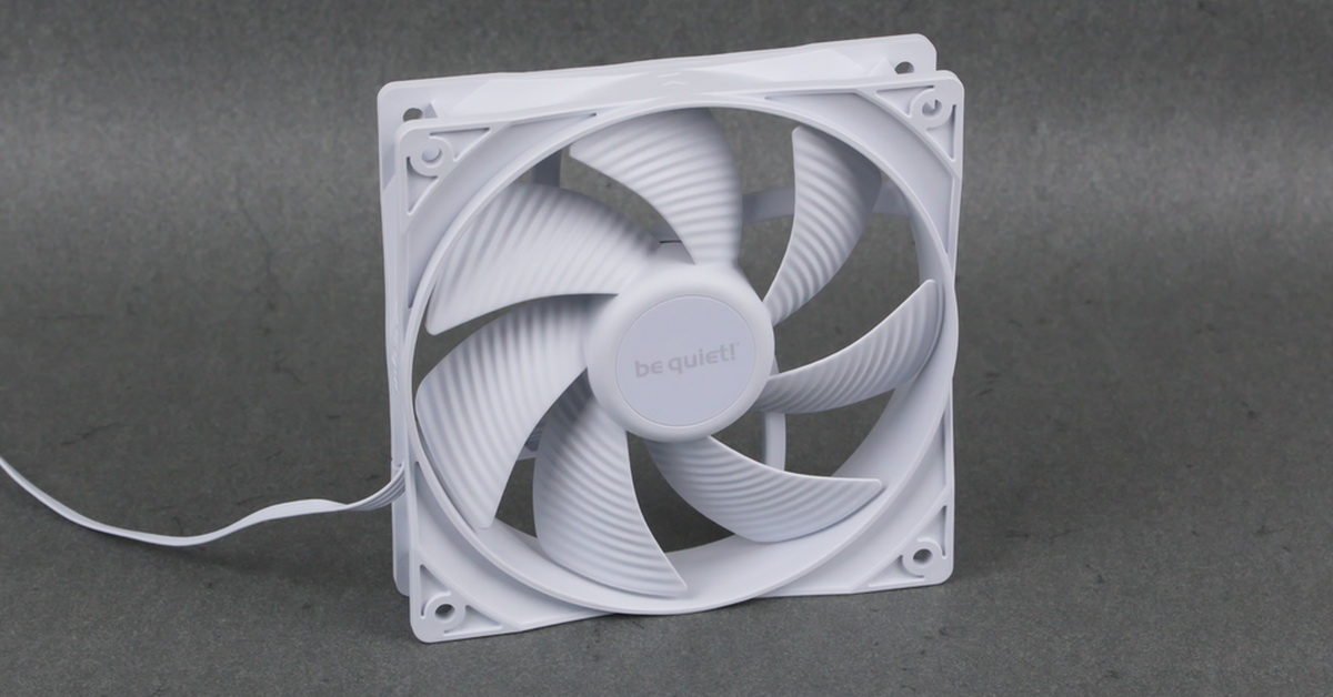 [TEST] Ventilateur be quiet! Pure Wings 3 White