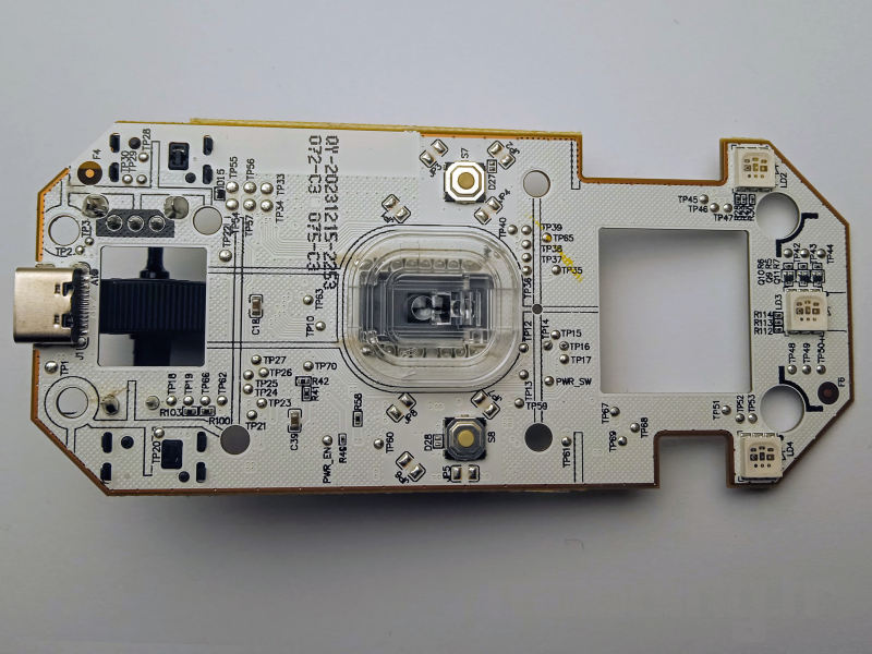 corsair M75 PCB recto corsair M75 PCB recto