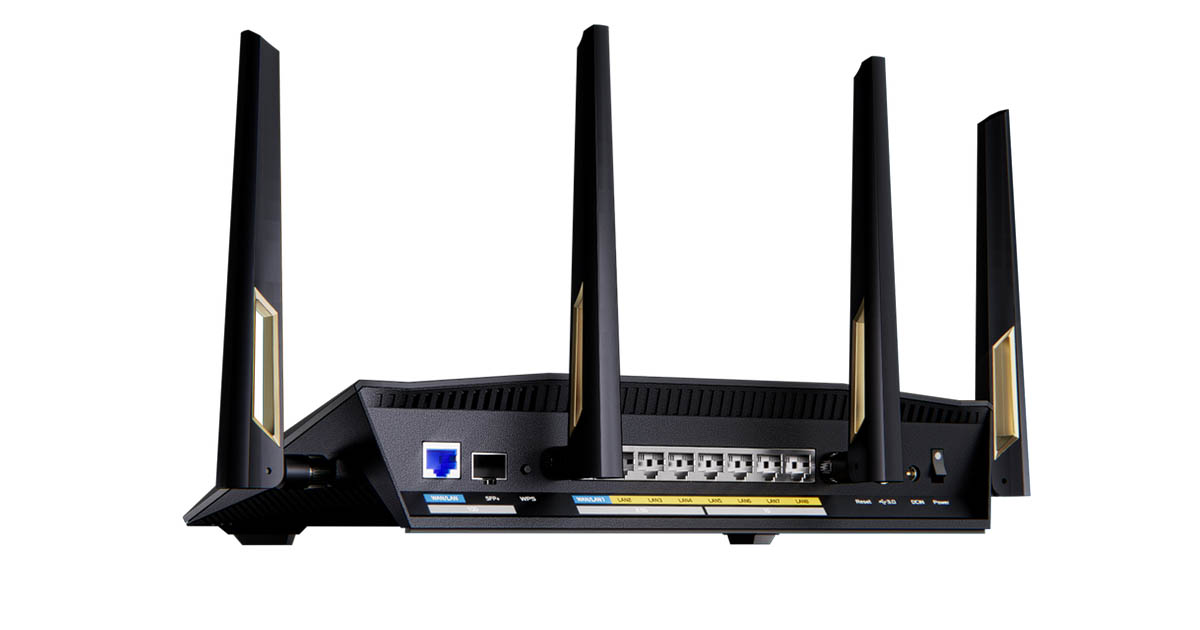 ASUS RT BE88U WiFi 7 arriere ASUS RT BE88U WiFi 7 arriere