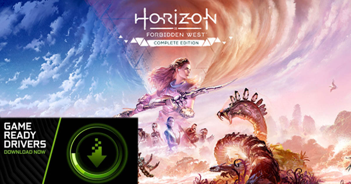 Pilote NVIDIA 551.86 : Horizon Forbidden West sur PC, c'est parti !