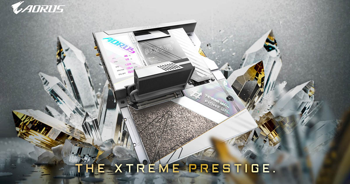 AORUS Z790 XTREME X ICE : une carte mère plaquée or pour sublimer la performance