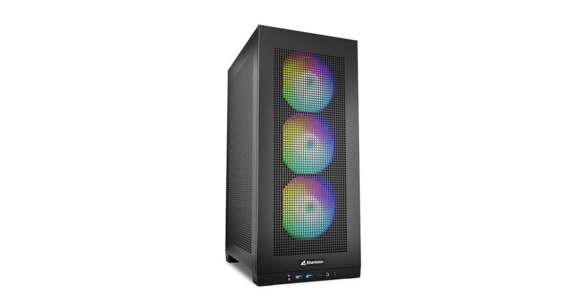 Sharkoon Rebel C20 ITX : Un Boîtier Mini-ITX Polyvalent et Performant