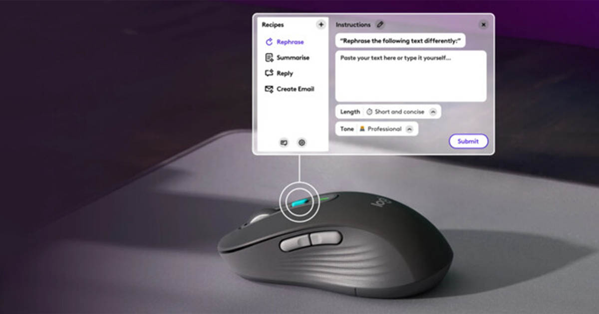 Logitech intègre ChatGPT dans ses souris : un assistant virtuel à portée de main