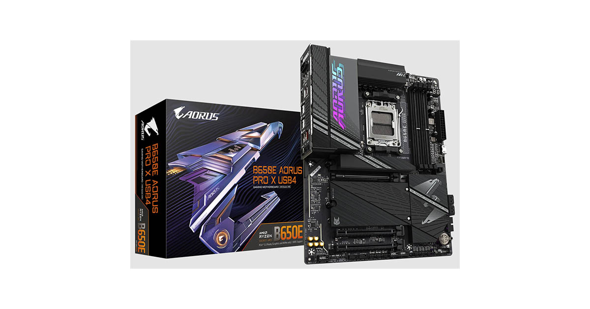 GIGABYTE B650E AORUS : Boostez Vos Performances avec Wi-Fi 7 et USB4