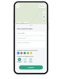 application mobile cartes IGN reperes